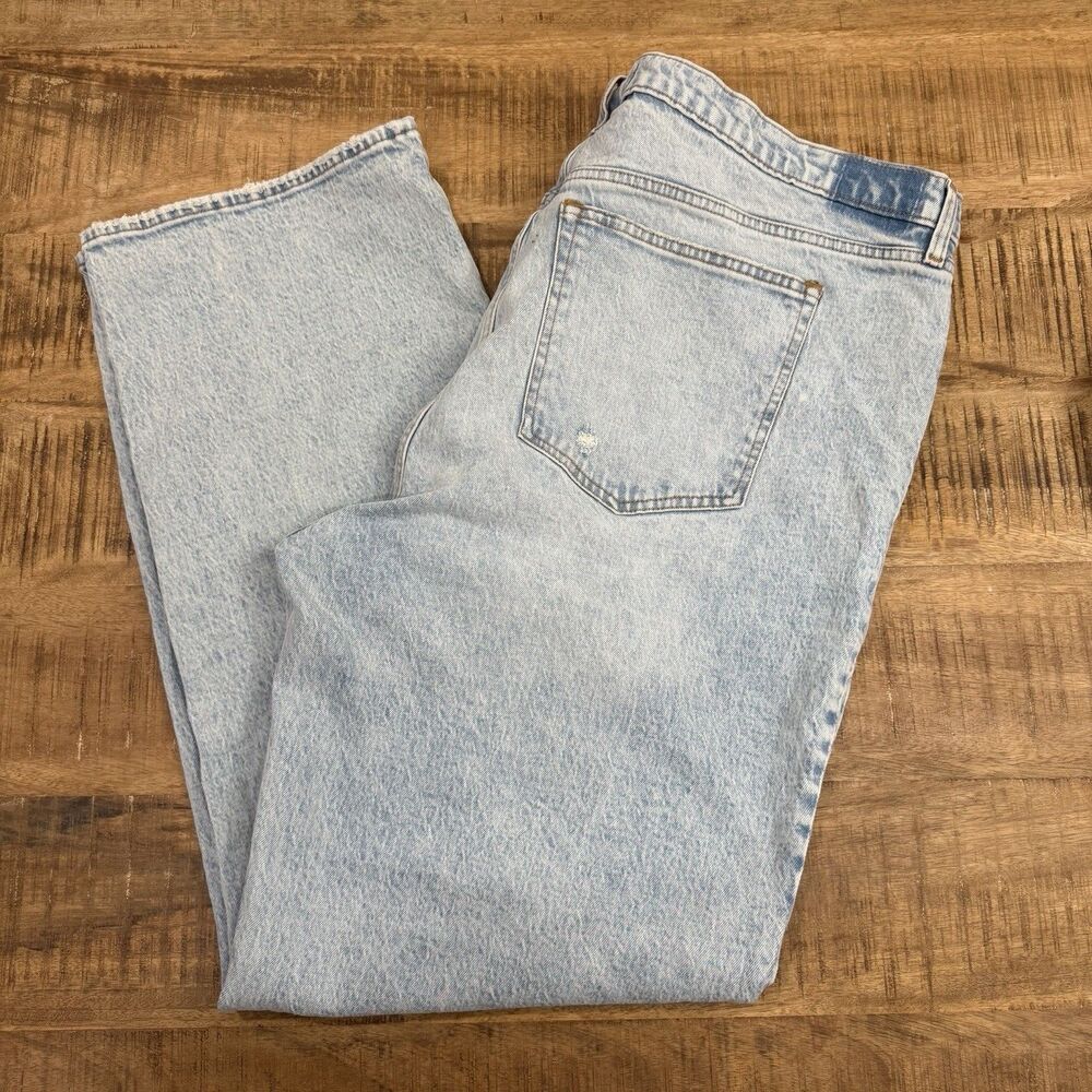 Abercrombie & Fitch 90s Relaxed Jean HighRise Straight Jean‎ Women’s Size 36/32